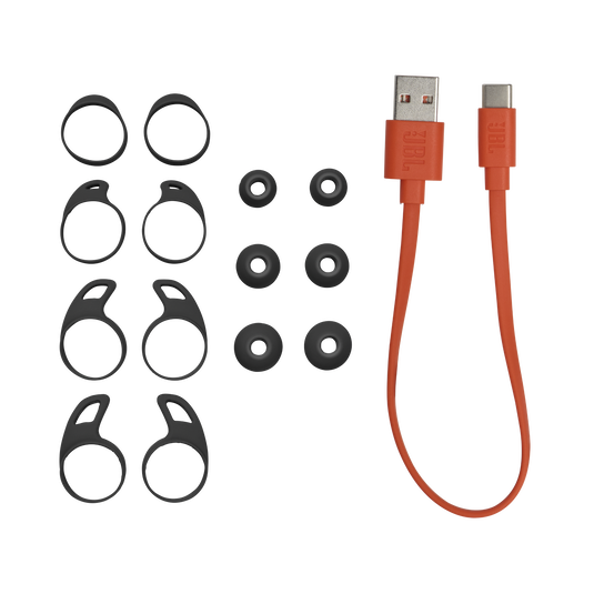 JBL Reflect Flow Pro - Black - Waterproof true wireless Noise Cancelling active sport earbuds - Detailshot 1 image number null
